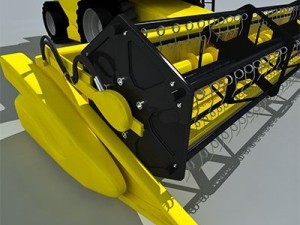 combine harvester 3D-Modell