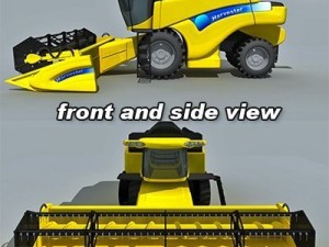 combine harvester 3D-Modell