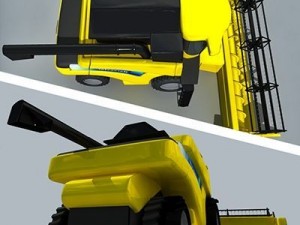 combine harvester 3D-Modell