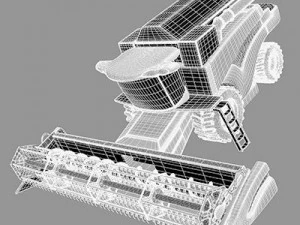 colheitadeira Modelo 3D