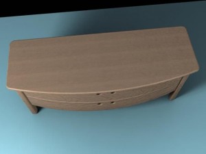 modern tv table Modelo 3D