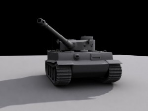 tiger tank 3D Model
