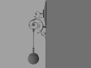 wall lamp 3Dモデル