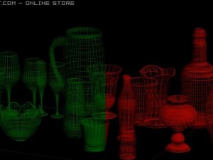 glass collection 3D मॉडल