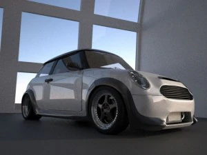 als mini cooper 3D Model