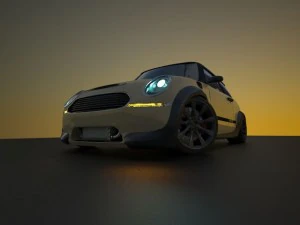 als mini cooper 3D Model