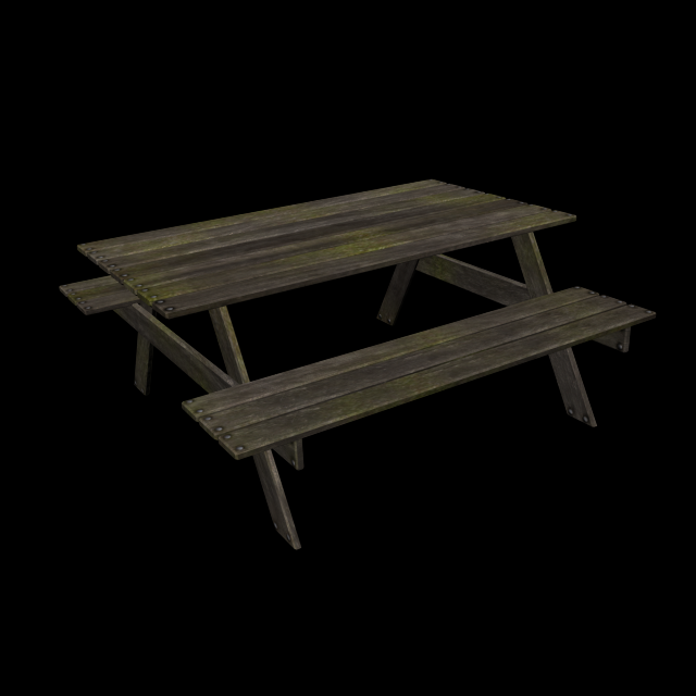 outdoor bench 3D-Modell .c4d .max .obj .3ds .fbx .stl .blend 