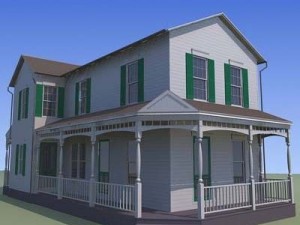 house a2 Modello 3D