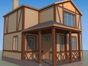 german house 3D Model