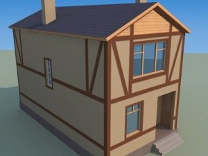 german house 3D Model