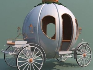 pumpkin cart Modello 3D