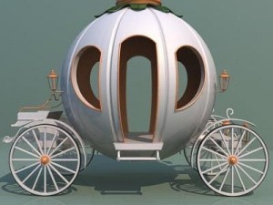 pumpkin cart 3D Model