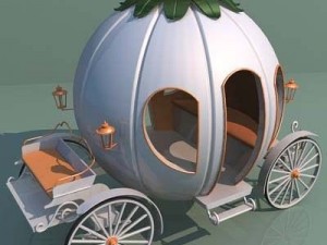 pumpkin cart 3D Model
