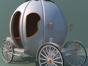 pumpkin cart 3D Model