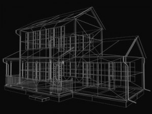 american house 1 3D Model