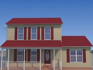 american house 1 3D Model