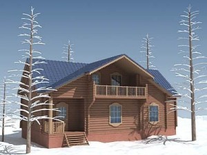 santa home Modello 3D