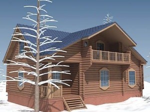 santa home Modello 3D