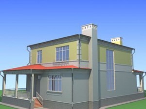 modern home2 Model 3D