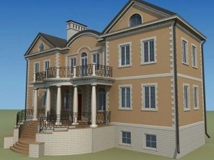 2storey home Modelo 3D