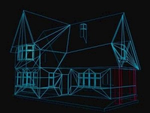 low poly house 3 Model 3D