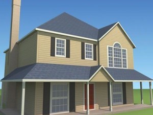 lowpoly home4 Modello 3D