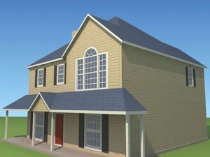 lowpoly home4 Model 3D