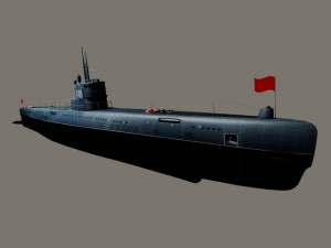 s189  project 613  russian submarine 3D Model
