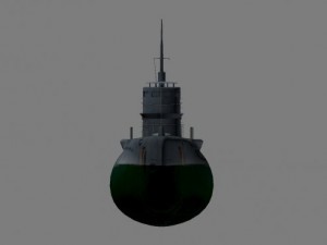 s189  project 613  russian submarine 3D Model