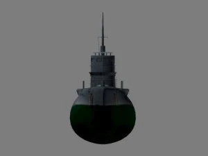 s189  project 613  russian submarine 3D Model