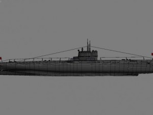 s189  project 613  russian submarine 3D Model