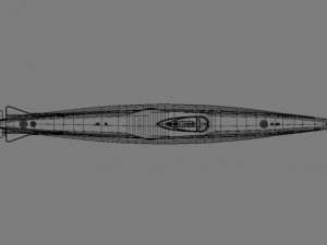 s189  project 613  russian submarine 3D Model