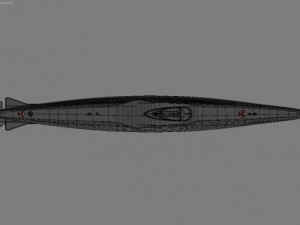 s189  project 613  russian submarine 3D Model
