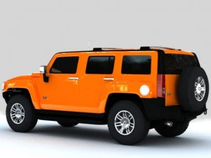 hummer h3 alfa 2008 3D Model