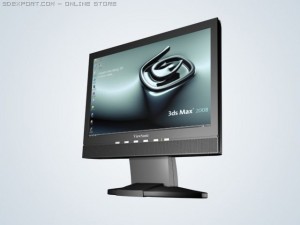 widescreen lcd 19 Model 3D