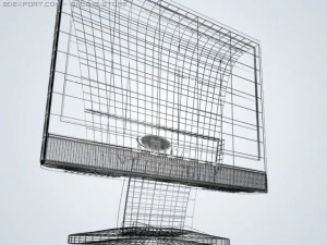 geniş ekran lcd 19 3D Model