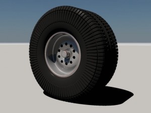 4x4 tire Model 3D