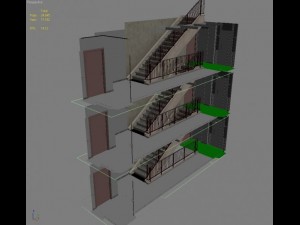 stairway 3D Model