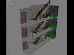 stairway 3D Model