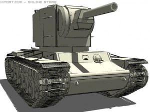 kv 2 Modelo 3D