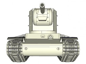 kv 2 Modèle 3D
