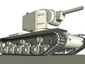 kv 2 Modèle 3D