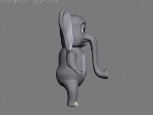 słoń Model 3D