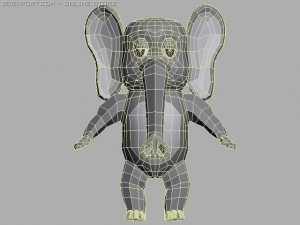 elephant 3Dモデル