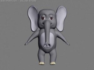 elephant 3Dモデル