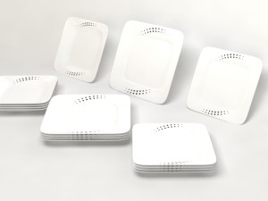 common square dishes 3D 모델
