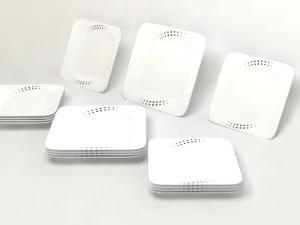 common square dishes 3D Model