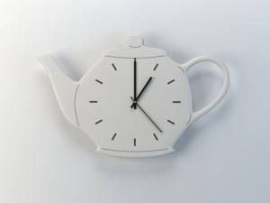 kitchen wall clock - teapot Modèle 3D