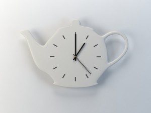 kitchen wall clock - teapot Modello 3D