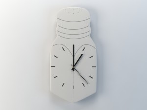 kitchen wall clock - salt cellar Modèle 3D